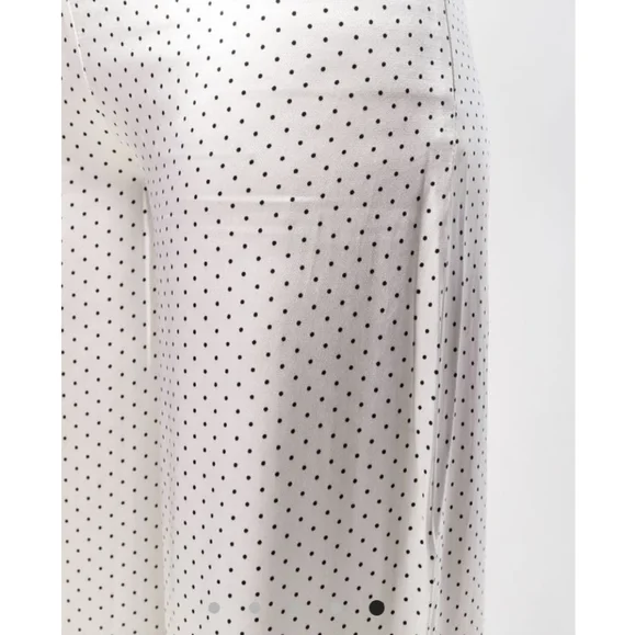 Ganni Cameron Polka Dot Palazzo Wide Leg High Rise Pants Size 6 - Picture 5 of 8